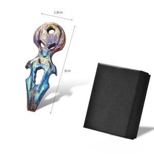 Titanium alloy bottle opener multifunctional mini pry bar titanium alloy finger tiger single finger,schlagring – Bild 5