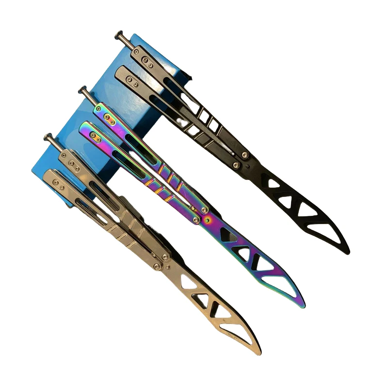 10157621532_78327863-1.webp Butterflymesser bungswerkzeug Edelstahl Outdoortool JL-64 ungeschrft,Butterfly trainer – Bild 1