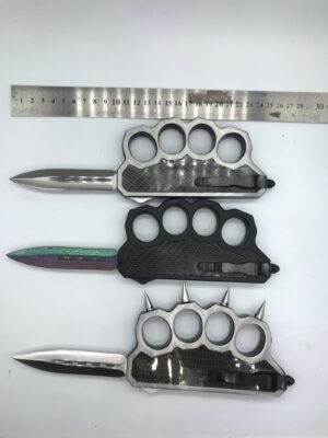 Tactical Trench Knuckle Otf Knife,schlagring