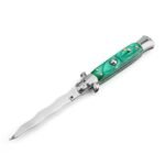 8,75 Zoll italienisches Stiletto Switch Kris Blade Fickmesser Grn