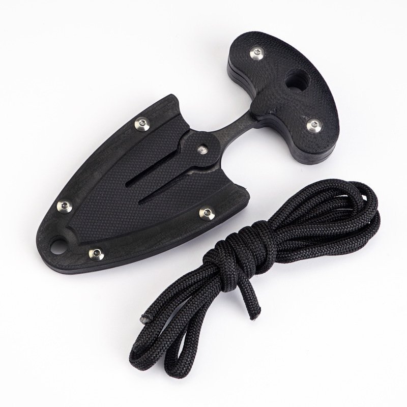 4972111914_2011891937-1.jpg G10 Trainingsdolch EDC Schl??sselanh?nger Anh?nger White-Collar Reise tragbares Verteidigungswerkzeug – Bild 1