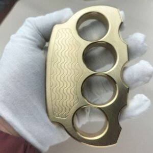 Solid Brass Knuckles Defense EDC Tools,schlagring – Bild 5