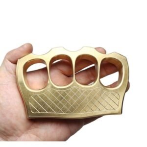 Solid Brass Knuckles Defense EDC Tools,schlagring – Bild 6
