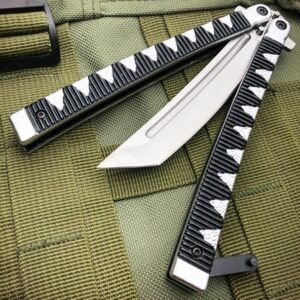 9,5 Zoll Samurai-Tanto-Klinge im japanischen Stil, Butterfly-Messer Balisong – Bild 5