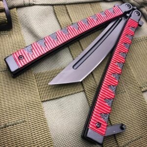 9,5 Zoll Samurai-Tanto-Klinge im japanischen Stil, Butterfly-Messer Balisong – Bild 4