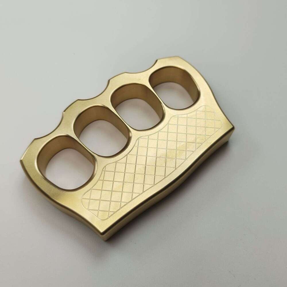 9af6c2f6-9ab7-4a55-a20c-b969fb8a00be.jpg Solid Brass Knuckles Defense EDC Tools,schlagring – Bild 1