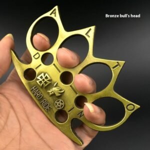 Four-finger boxing gloves knuckleduster uk self-defense tools,schlagring – Bild 4