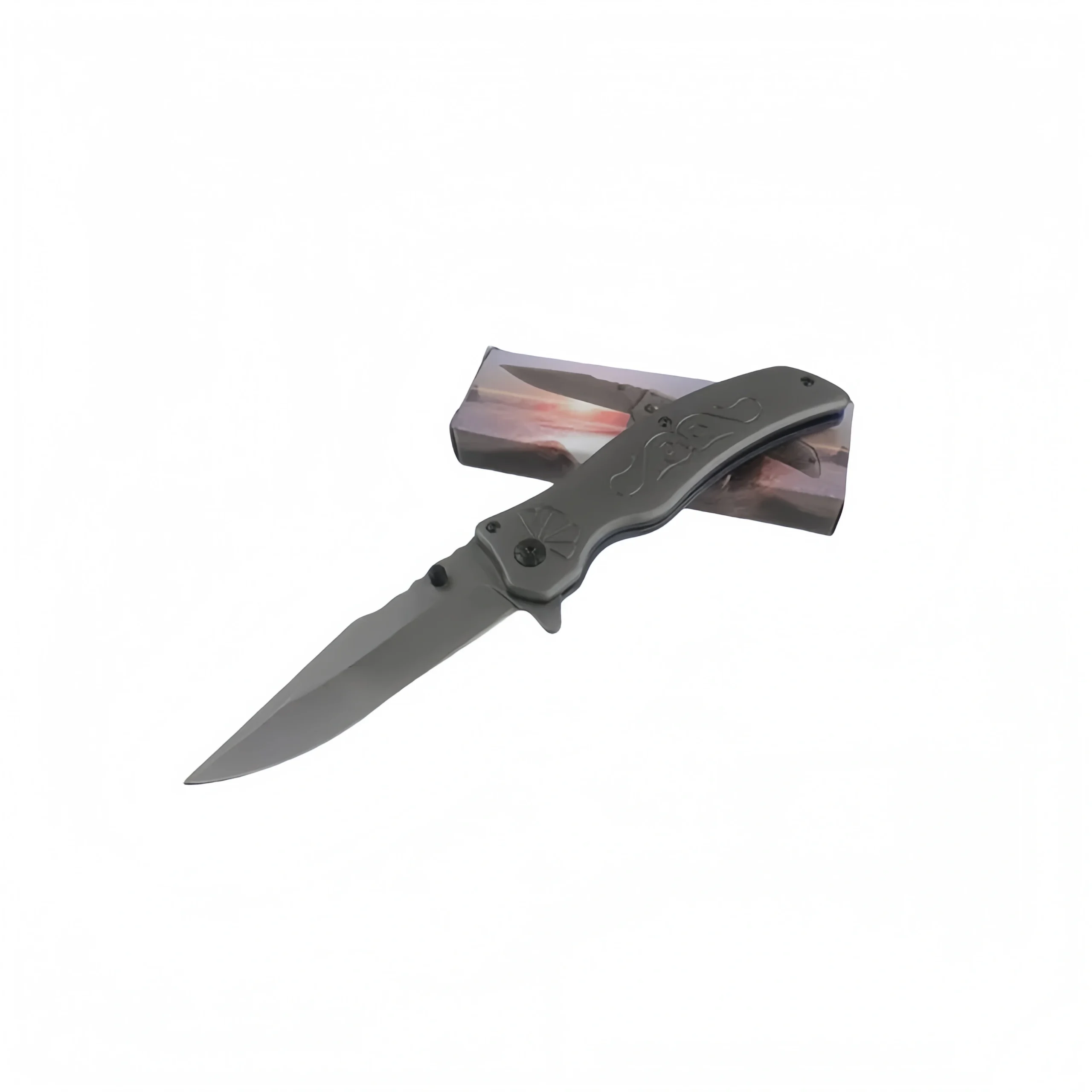 F49-scaled-1.webp EDC-Taschenmesser C Taktisches Klappmesser mit Wellenmustergriff und Stahlklinge,Pocket Knife – Bild 1