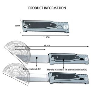 Gravity messer aluminium legierung griff D2 hohe hrte EDC,Gravity Knife – Bild 3