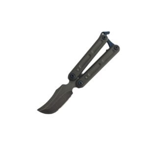 Mini-Butterfly-Messer, Mini-Balisong, bungsmesser aus rostfreiem Stahl, Schlsselscharfes Obstmesser – Bild 4