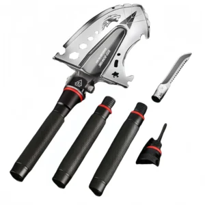 Multifunktionale Outdoor-Ingenieurschaufel, Klappschaufel, Autoschaufel, Manganstahl, Outdoor-Militrtechnikschaufel, Zubehrausrstung,Spaten – Bild 3