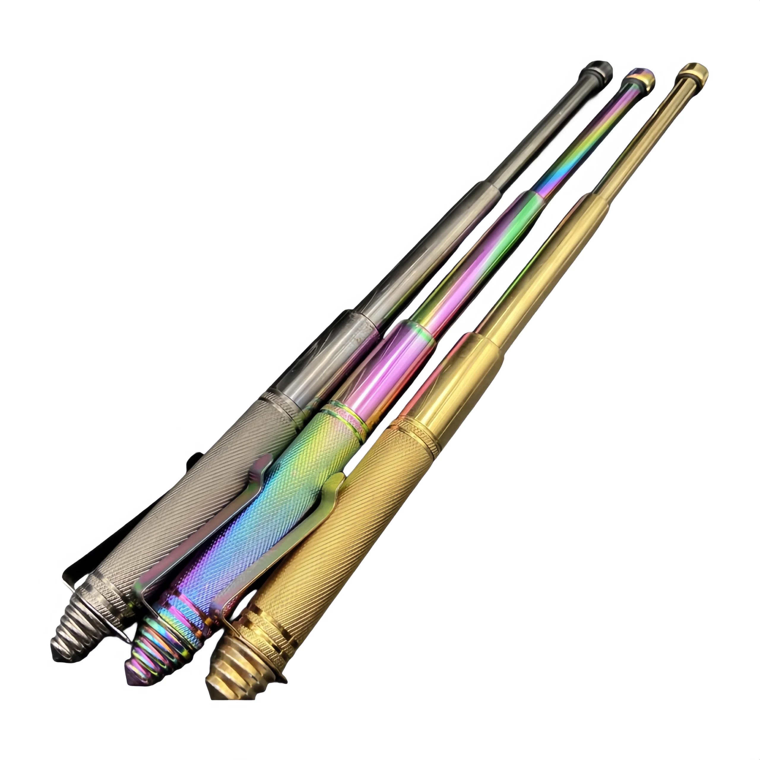 O1CN01IPVsTH1uvOgJwqOkc_2220270716099-0-cib-scaled-1.webp Teleskopstock Anti-Wolf Mini-Teleskopstock mit drei Abschnitten,schlagstock – Bild 1