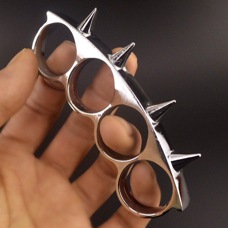 O1CN01IvT7IF1GztWrvuJ0e_1917390694-0-cib.jpg Pointed four-finger fist ring four-finger ring,schlagring – Bild 1