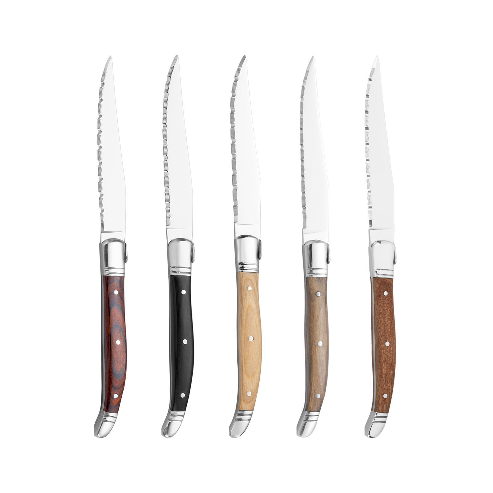 O1CN01KDKzbS1X6LFh8HLXC_2209567312874-0-cib.jpg Gezacktes Messer mit Holzgriff, luxurises franzsisches Obstmesser,Wellenschliffmesser – Bild 1