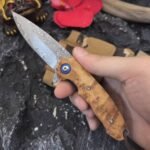 Damaszener Stahlmesser C Handgeschmiedete Przision und Eleganz