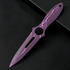 Skelettmesser Edelstahl Metall Trainings-Ziermesser,Skeleton Knife – Bild 6