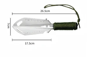 Multifunktions-Ingenieurschaufel fr den Auenbereich, Gartenschaufel zum Ausgraben von Wildgemse, zum Fangen von Seegras und zum Graben von Erde, Blumenpflanzwerkzeuge fr den Haushalt, tragbare Mini-Handschaufel,Spaten – Bild 2