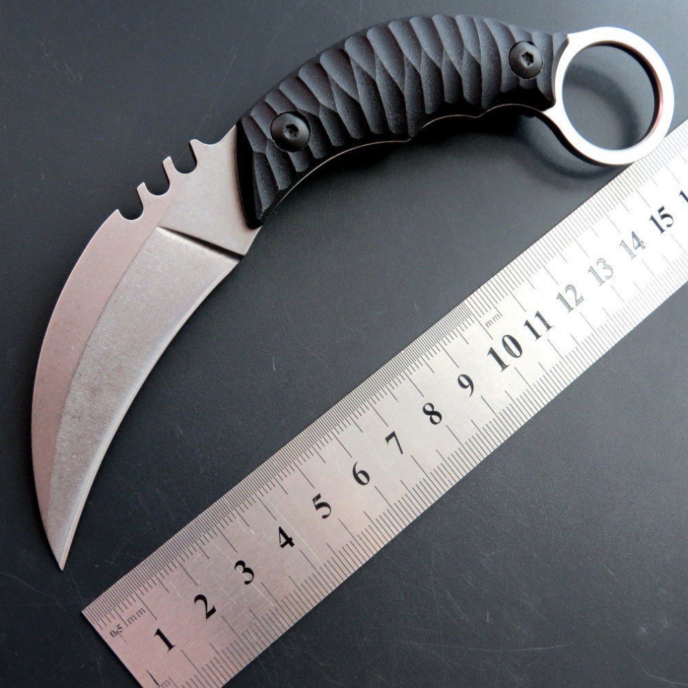 O1CN01vEF1hr1qdkl0kvq99_4128405519-0-cib.jpg Karambit-Messer, G10-Griff, Klauenmesser mit Kydex-Scheide, Handheld-EDC-Messer, Splitter – Bild 1