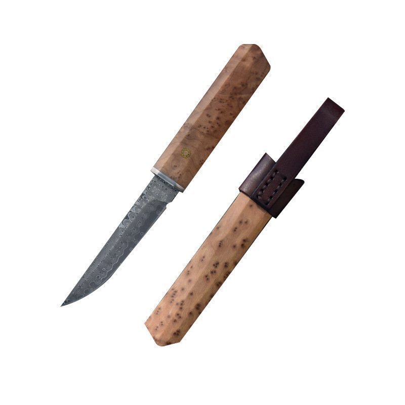 O1CN01vUedDC1JJFfZAypG7_2215694981007-0-cib-1.jpg Geschmiedetes Damaststahlmesser mit hoher Hrte und tragbarem Griff Campingmesser aus wei?em Schattenholz – Bild 1