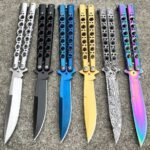 5 Zoll geschlossener Skorpion-Balisong-Schmetterling,Butterfly messer