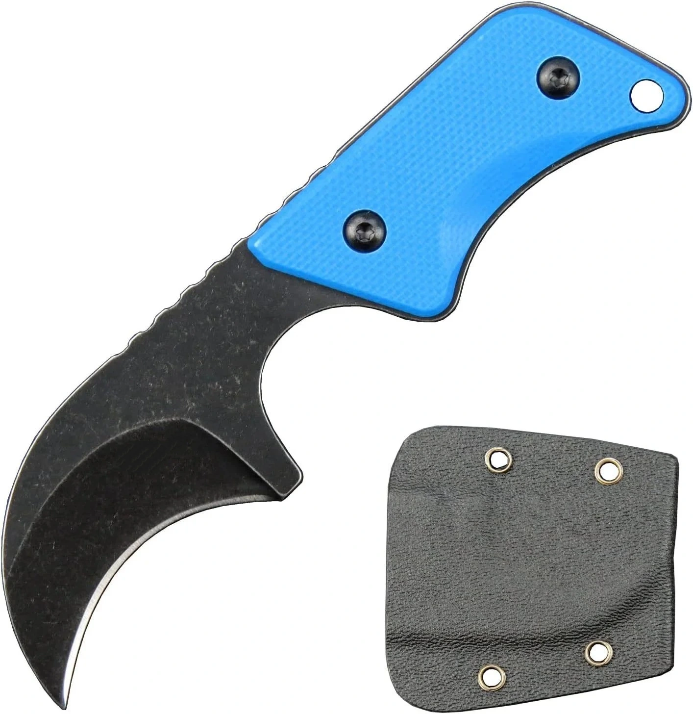 imgi_9_O1CN01EY3Fh91qdkrXlZbpV_4128405519-0-cib.webp Halsmesser G10-Griff mit Kydexscheide EDC-Werkzeug-Blau – Bild 1