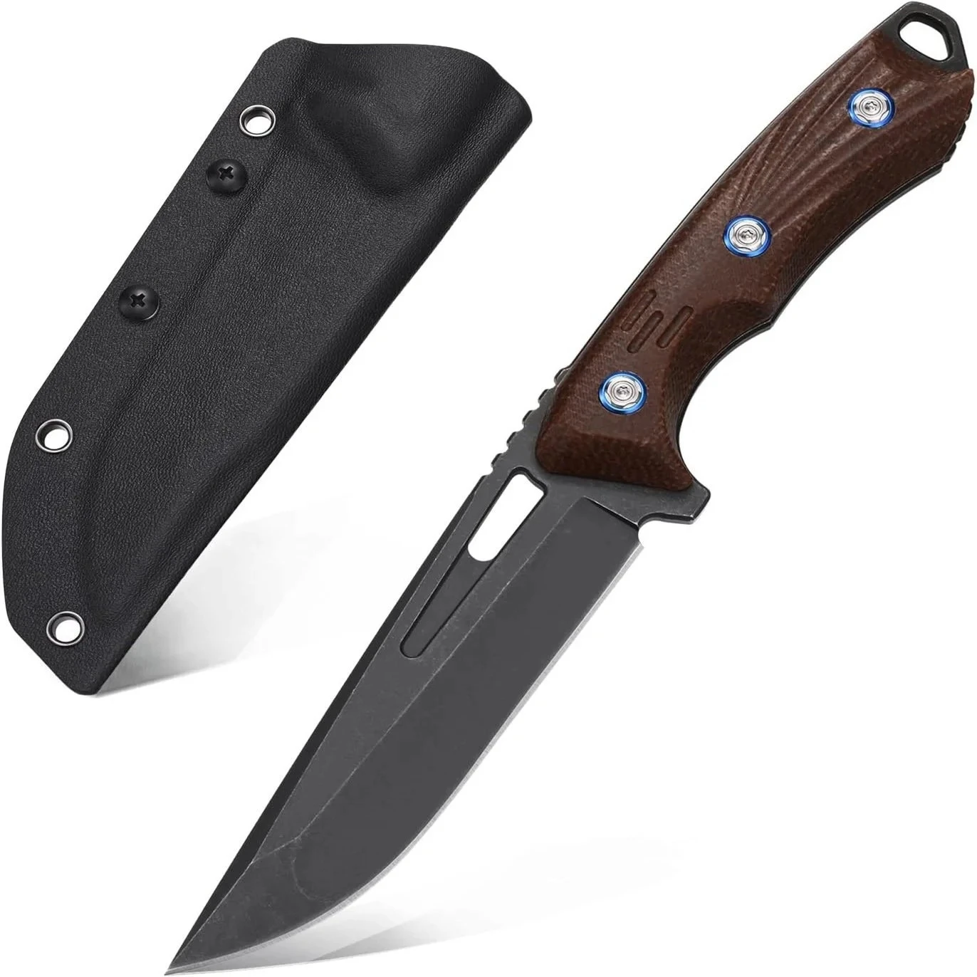 imgi_9_O1CN01poLvaY1qdkmBc84Oc_4128405519-0-cib.webp EF127 festes gerades Messer 14C28N Stahl + grobk?rniger importierter Leinengriff ??berlebensmesser – Bild 1