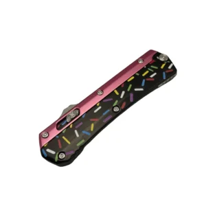 Sweet Warrior Snake OTF Messer – Pink & Schwarz – Bild 3