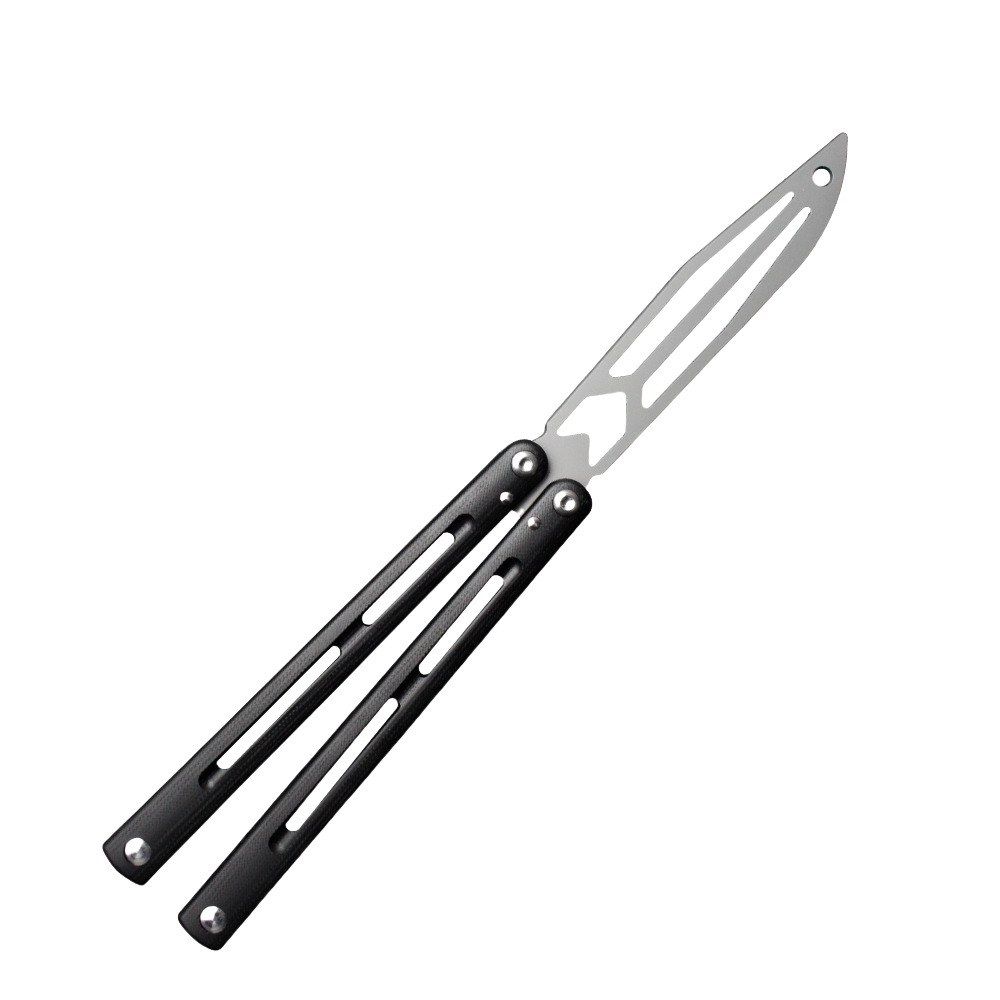 33-1-1.png Butterfly-Messer-Trainer CNC-Prozess-Hlsenstruktur Butterfly-Messer Ausgefallener Anti-Rutsch-Griff Ungeschrftes ben,Butterfly trainer