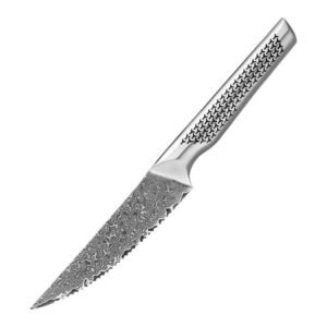 Heier Verkauf VG10 Damascus Stahl scharfes gezacktes Messer,Wellenschliffmesser