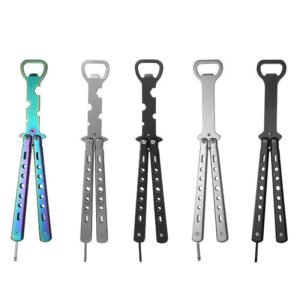 Balisong Flaschenffner, multifunktionaler kreativer Weinffner fr den Heimgebrauch,Butterfly trainer