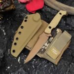 Outdoor Survival gerades Messer hohe Hrte Abenteuer Wildnis berleben gerades Messer-01, Survival messer