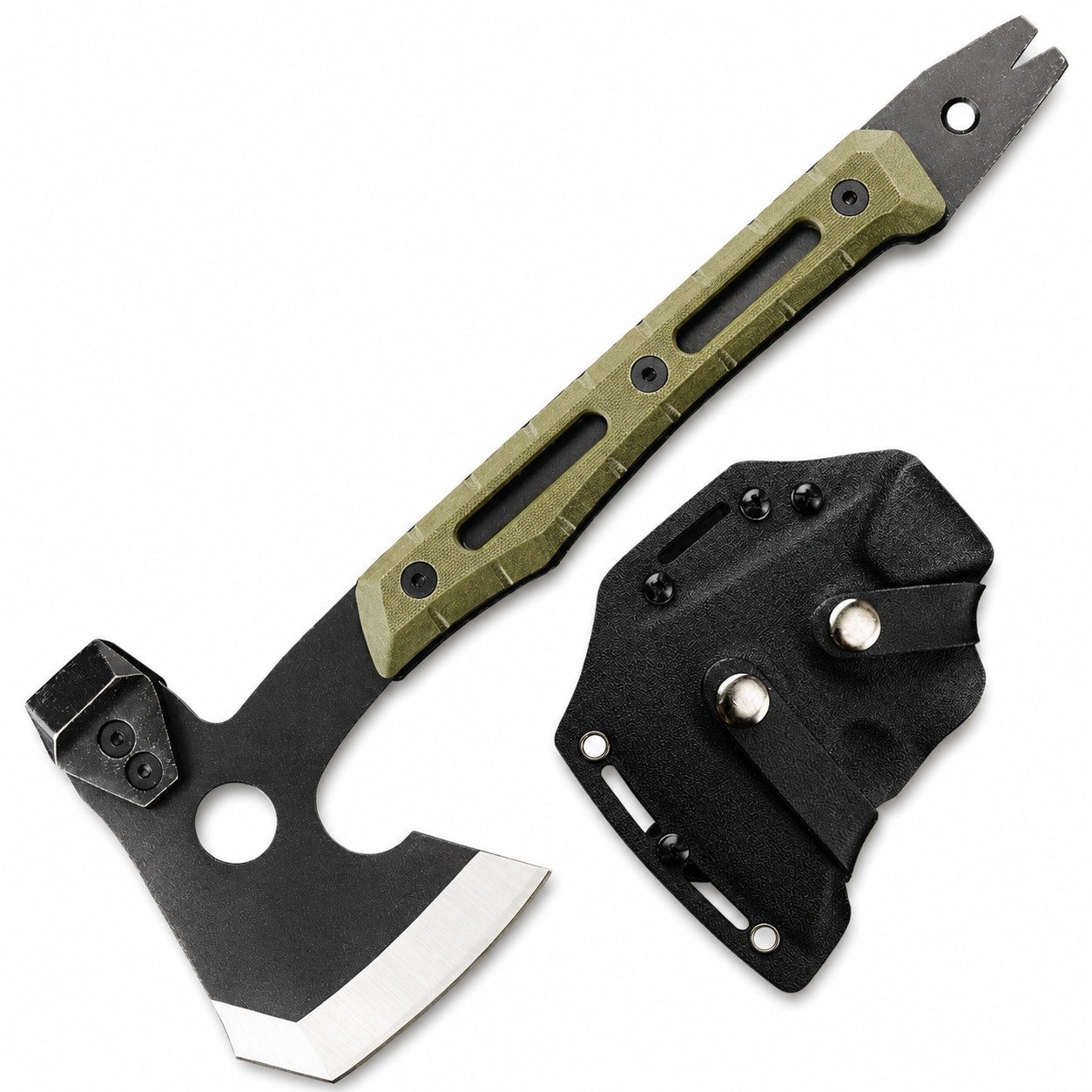 18378-main-white-clean Robuste Campingaxt mit hoher Härte – professionelle Outdoor-Überlebens- und Forstaxt