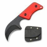 Neck Knife G10-Griff mit Kydexscheide EDC-Werkzeug -Orange