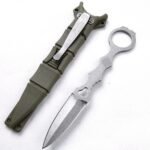 Kompaktes Jagdmesser – Survival-EDC-Messer mit feststehender Klinge und Scheide