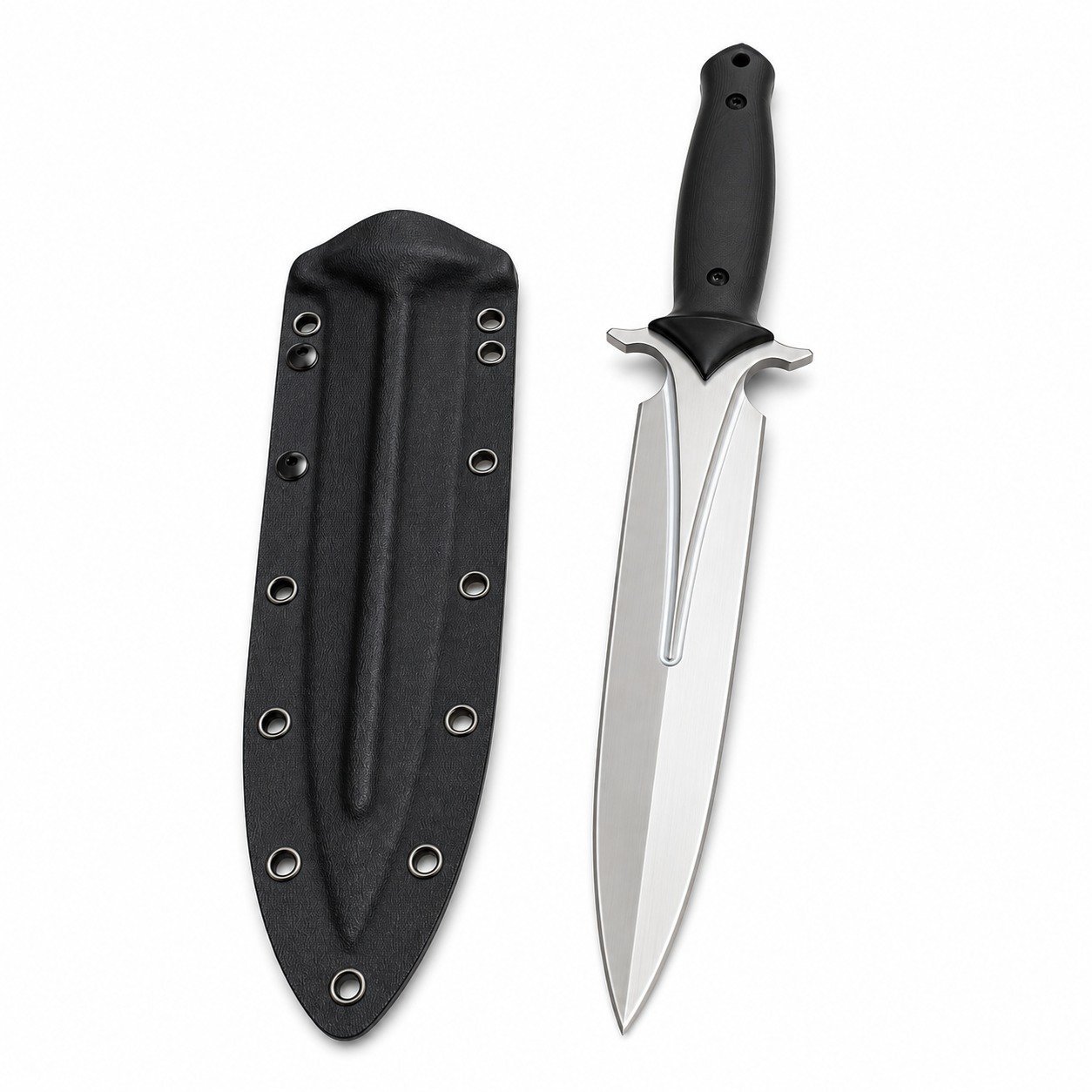 47390-main-white-clean Ice Front III Messer mit fester Klinge