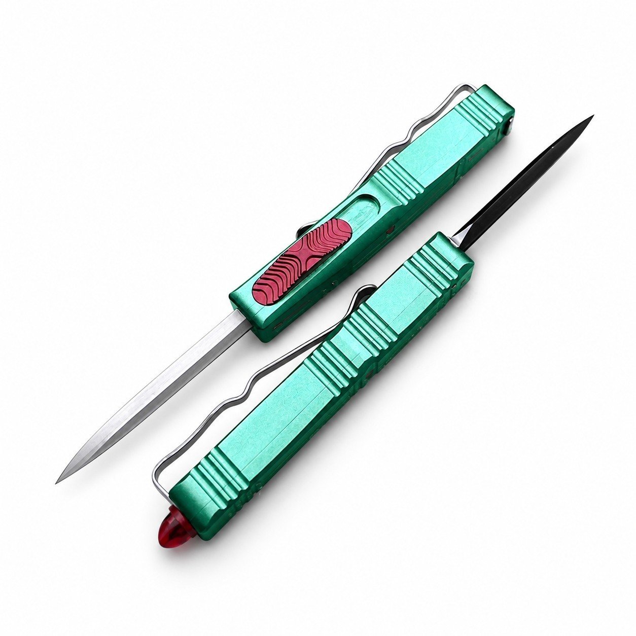 49989-main-white-clean Microtech Minidragon Bounty Hunter OTF-Messer