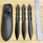 Wurfmesser-Trainingsset YF090 – 3-teilig, Schwarz